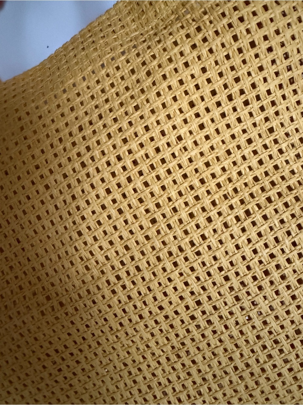 Lancome Yellow Woven Tote - Picture 5 of 7